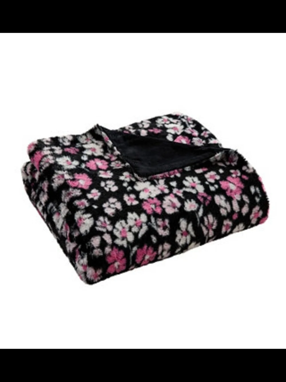 Betsey Johnson Plush Throw In Butterfly Tiger Or Leopard Rosette, NWT